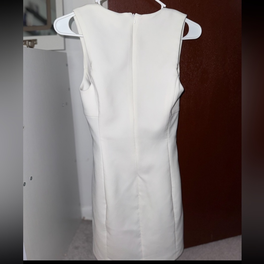 Zara Cream Sleeveless Mini Dress - Picture 2 of 4